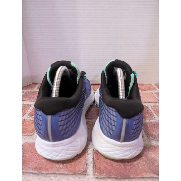 Saucony Ride ISO Everun Womens Size 10 Violet/Aqua Running Walking Athletic Shoe - Picture 3 of 9